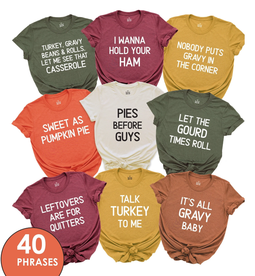 Family Thanksgiving Shirts, Thanksgiving Shirt, Funny Thanksgiving Party, Matching Thanksgiving T-Shirts, Friendsgiving Group Shirts, Kids
