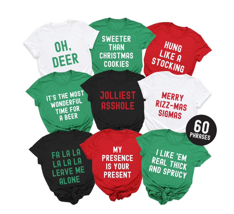 Funny Family Christmas Shirts, Christmas Shirt, Funny Christmas Party, Matching Christmas T-Shirts for Family, Christmas Group Shirts, Kids